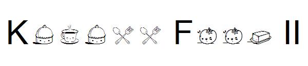 Kawaii Food II字体