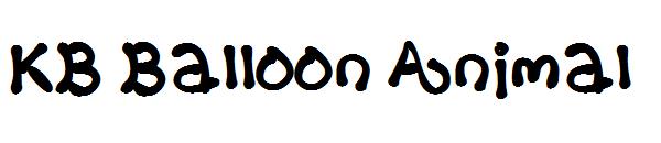 KB Balloon Animal字体