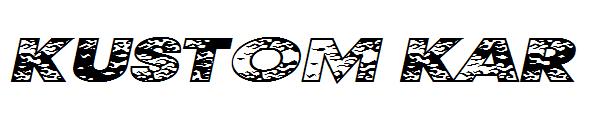Kustom Kar字体