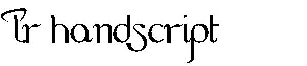 LR HandScript字体