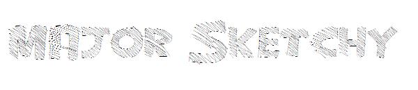 Major Sketchy字体
