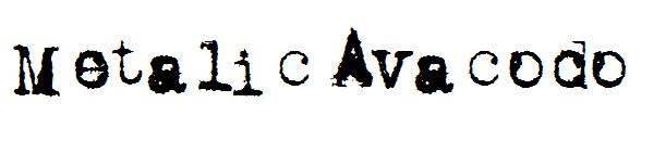 Metalic Avacodo字体