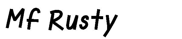 Mf Rusty字体