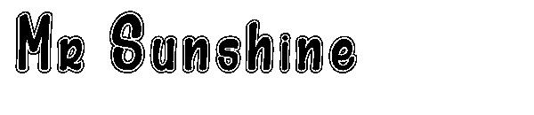 Mr Sunshine字体