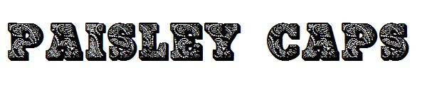 Paisley Caps字体