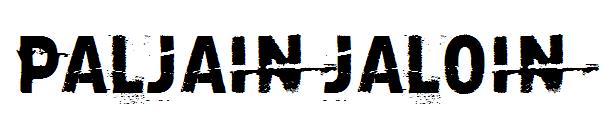 Paljain jaloin字体