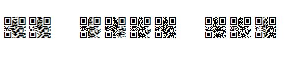 QR font TFB字体