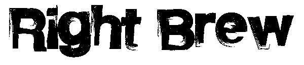 Right Brew字体