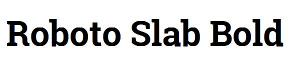Roboto Slab Bold字体