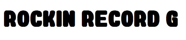 Rockin Record G字体