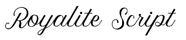 Royalite Script字体