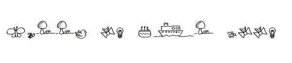 Sleep on the moon字体