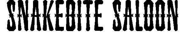 Snakebite Saloon字体
