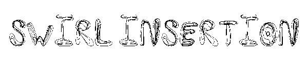 Swirl Insertion字体