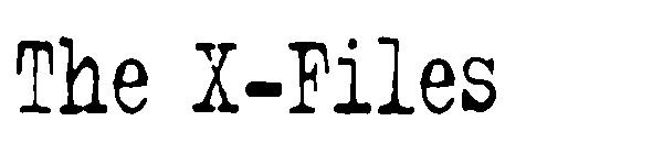 The X-Files字体