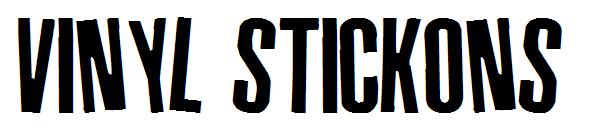 Vinyl Stickons字体