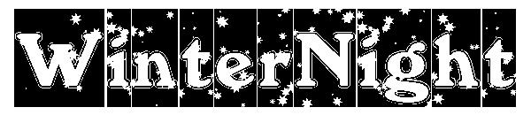 WinterNight字体