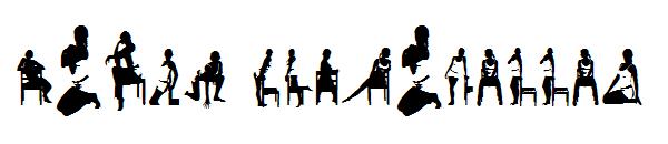 Woman Silhouettes字体