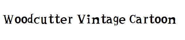 Woodcutter Vintage Cartoon字体