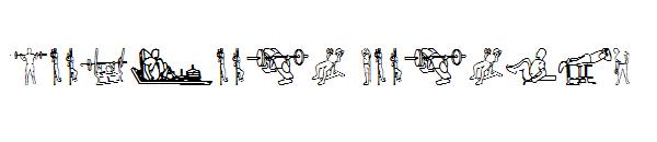 Workout Routine字体