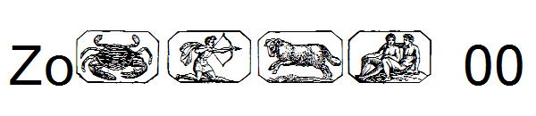 Zodiac 00字体