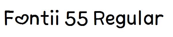 Fontii 55 Regular字体