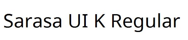 Sarasa UI K Regular字体