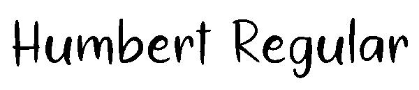 Humbert Regular字体