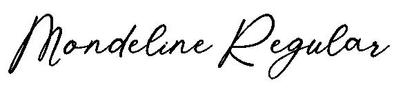 Mondeline Regular字体