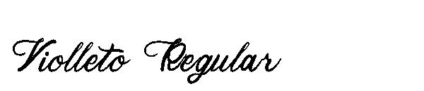 Violleto Regular字体