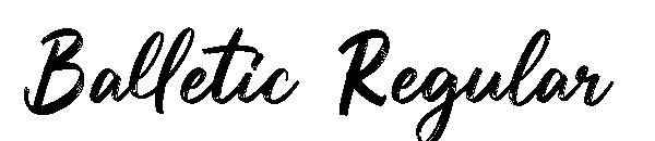 Balletic Regular字体