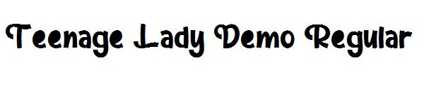 Teenage Lady Demo Regular字体