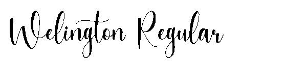 Welington Regular字体