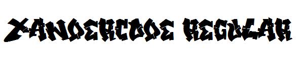 Xandercode Regular字体