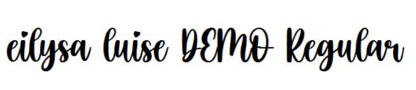 eilysa luise DEMO Regular字体