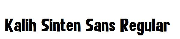 Kalih Sinten Sans Regular字体