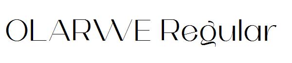 OLARWE Regular字体