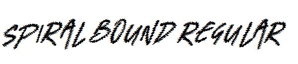 Spiral Bound Regular字体