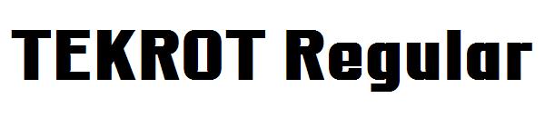 TEKROT Regular字体