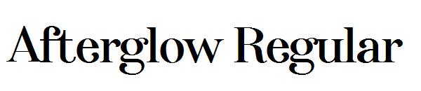 Afterglow Regular字体