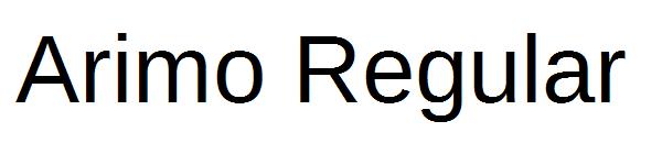 Arimo Regular字体