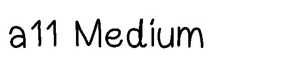 a11 Medium字体