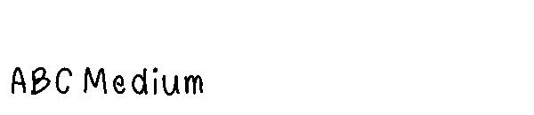 ABC Medium字体