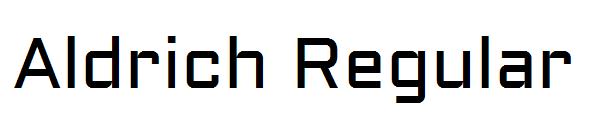 Aldrich Regular字体