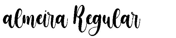 almeira Regular字体
