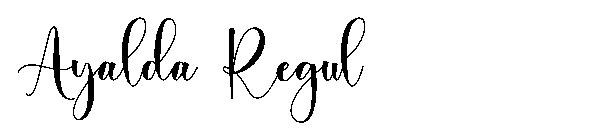Ayalda Regular字体