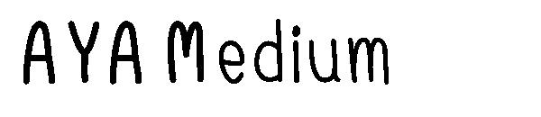AYA Medium字体
