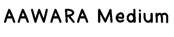 AAWARA Medium字体
