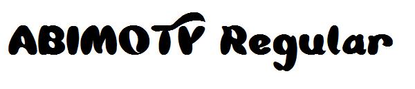 ABIMOTY Regular字体