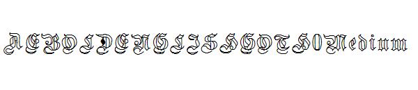 AEBOLDENGLISHGOTH Medium字体